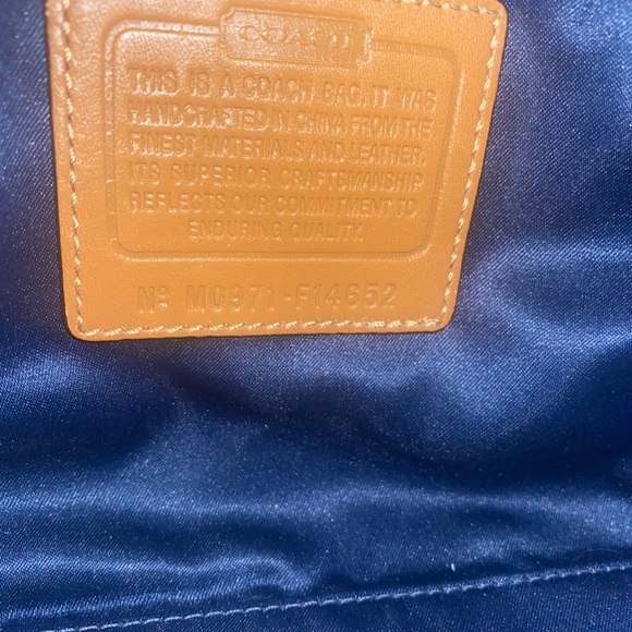 Coach Patchwork Signature Collection Pink, Blue, and Tan combo Shoulder bag - Picture 5 of 15